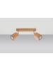 Nice Lamps Deckenleuchte SONA 2 Eiche holz (L)30cm (B)5cm (H)20cm