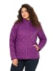 Ulla Popken Steppjacke in dunkles violett