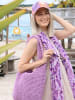styleBREAKER Schal mit Batik Muster in Flieder-Violett