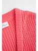Coccodrillo Strickjacke mit Reißverschluss in rosa