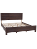 MCW King Size Bett P44, Walnuss-Optik