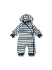 Little Green Radicals Bio-Kapuzen-Strampler in Marineblau