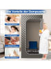 COSTWAY Dampfsauna Heimsauna für Zuhause in Grau
