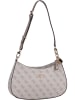 Guess Handtasche Noelle II Top Zip SHB Logo in Dark Taupe Logo