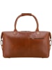 Buckle & Seam Linwood Reisetasche Leder 50 cm in cognac
