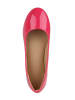 VAN HILL Klassische Ballerinas Coral in Fuchsia Lack