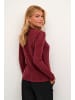 Kaffe Langarm-Bluse KAolga Regular fit in Deep Wine