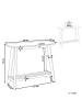 Beliani Konsolentisch TULARE in Braun - (W) 90 x (H) 75 x (L) 40 cm