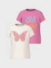 name it T-Shirts 2er Pack NKFHANNE in jet stream