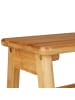relaxdays Fußbank in Natur - (B)29 x (H)27 x (T)24 cm