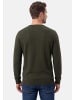 S. Oliver Pullover Basic in Weiß / grün