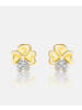Diamant L'éternel Ohrringe aus 585 Gelbgold