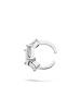 LIEBESKIND BERLIN Ear Cuff Steel Diamond in silber