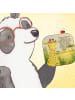 Mr. & Mrs. Panda Tisch-Untersetzer Giraffe Blumenkranz Design mi... in Weiß