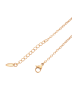 faina Women Chain Link Bracelet With Charms in Rose Gold Black
