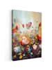 MuchoWow Leinwand bilder Blumenmeer (BxH)