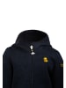 Schmuddelwedda Jungen Strickfleecejacke in Marine Melange