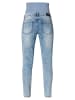 Supermom Straight Umstandsjeans Empire in Authentic Blue