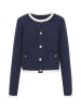 DreiMaster Women Cardigan in navy offwhite