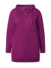 Ulla Popken Sweatjacke in beerenpink