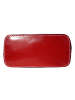 Florence Florence Umhängetasche, Schultertasche Leder schwarz, rot ca. 17cm