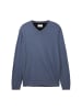 Tom Tailor Pullover BASIC V-NECK in Blau