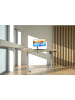VCM  Schreibtisch höhenverstellbar Lona 110x50 in Silber / Sonoma-Eiche