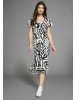 Laura Scott Sommerkleid in schwarz-sand-tropisch