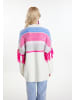 IZIA Pullover in Wollweiss Pink