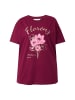 MIAMODA Shirt in dunkel weinrot