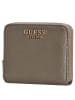 Guess Laurel II SLG Small Zip Around - Geldbörse 4cc 11 cm (ivory) in pewter