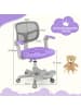 COSTWAY Schreibtischstuhl Kinder ab 3 Jahren in Lila