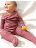 OrganicEra Baby Schlafstrampler in Bordeaux Melange