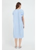 Finn Flare Kleid Easy V in light blue