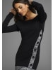 Laura Scott Strickkleid in schwarz