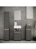 VCM  4-tlg. Badmöbel Set Komplett Badschrank Cosila  M in Anthrazit