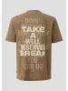 QS T-Shirt in 84D0_sandstein