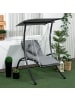 Outsunny Hollywoodschaukel 108L x 145B x 169H cm Dunkelgrau