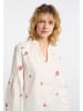 DreiMaster Vintage Damen Tunika in Wollweiss Koralle
