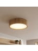 Licht-Erlebnisse Deckenlampe Ø 27 x (H)8 cm in Eiche