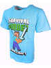 Minecraft T-Shirt Minecraft Steve in Hellblau