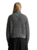 Marc O'Polo DENIM Bubble-Bouclé-Cardigan oversize in Dark Shadow Melange