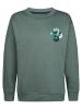 Petrol Industries Lockeres Sweatshirt mit Print Ironbrook in Grün