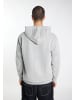 TUFFSKULL Herren Hoodie in Grau Melange