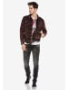 Cipo & Baxx Jeansjacke in Burgundy