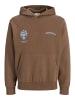 JACK & JONES Junior Kapuzensweatshirt Hoodie Tradition in cocoa