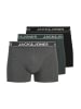 JACK & JONES PLUS 3er-Pack Trunks in Dark Grey Melange