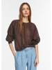 comma Bluse in 8943_dunkelbraun