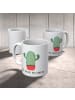 Mr. & Mrs. Panda Kaffeetasse Kaktus Wut mit Spruch in Weiß