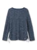 sheego Strickpullover in dunkelblau